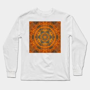 RUST... FLORAL FANTASY PATTERNS and ART Long Sleeve T-Shirt